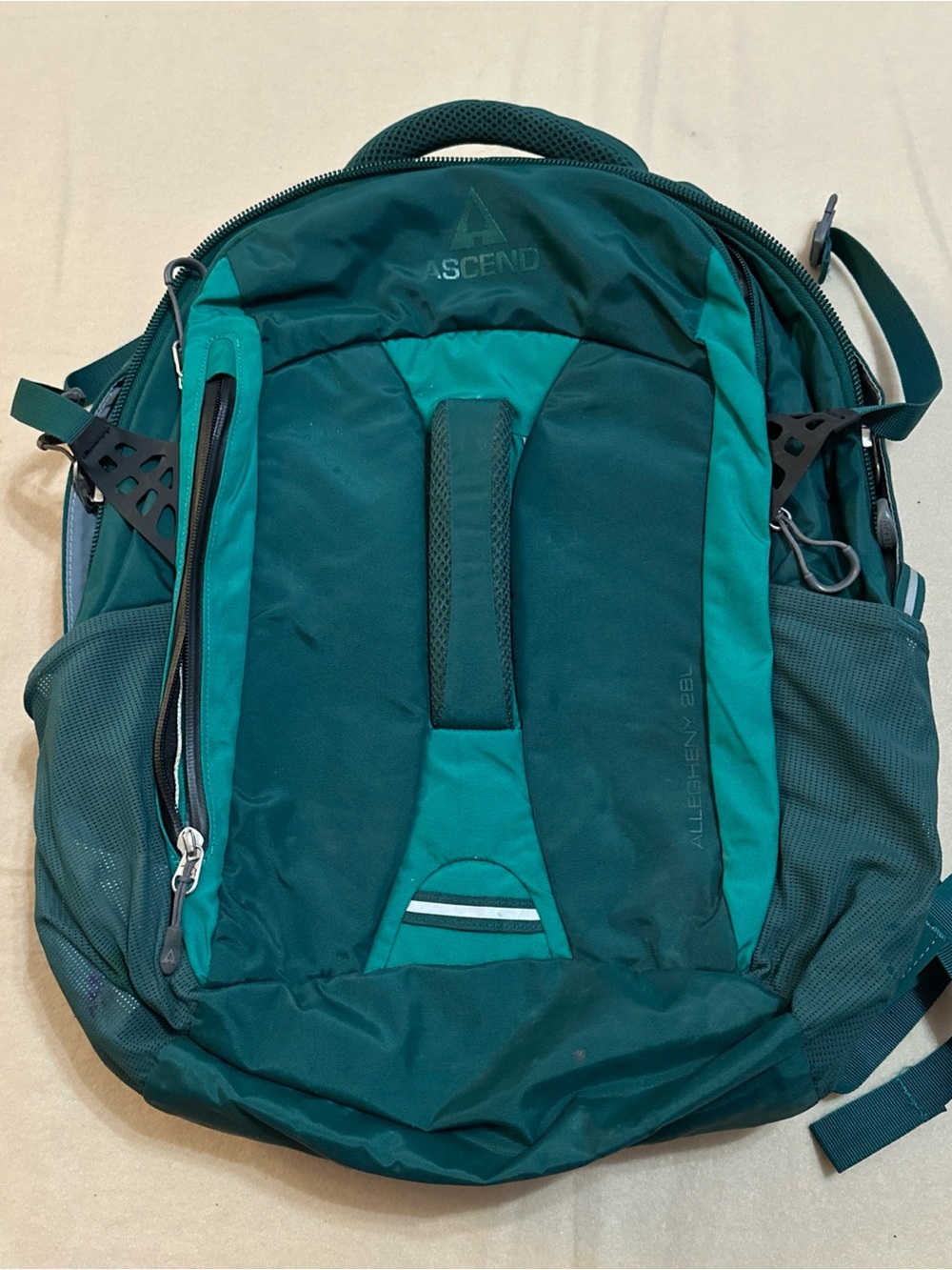 Ascend Teal Two-Tone Men's Backpack